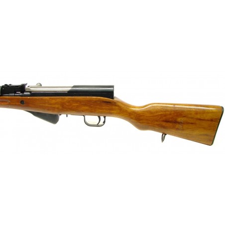 Chinese SKS 7.62x39 caliber carbine. This is a carbine model with a 16 1/2" long barrel. Excellent bore and wood. Matching seria (R14763)