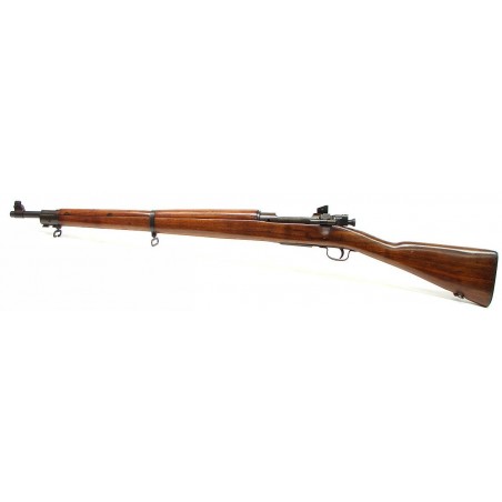 Remington 03-A3 .30-06 Springfield caliber rifle. Early production December 1942. Excellent bore. The wood has been lightly sand (R11763)