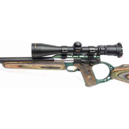 Browning Buckmark Target .22 LR caliber rifle. Special target model with lightweight composite barrel, green finish, laminated s (r4653)