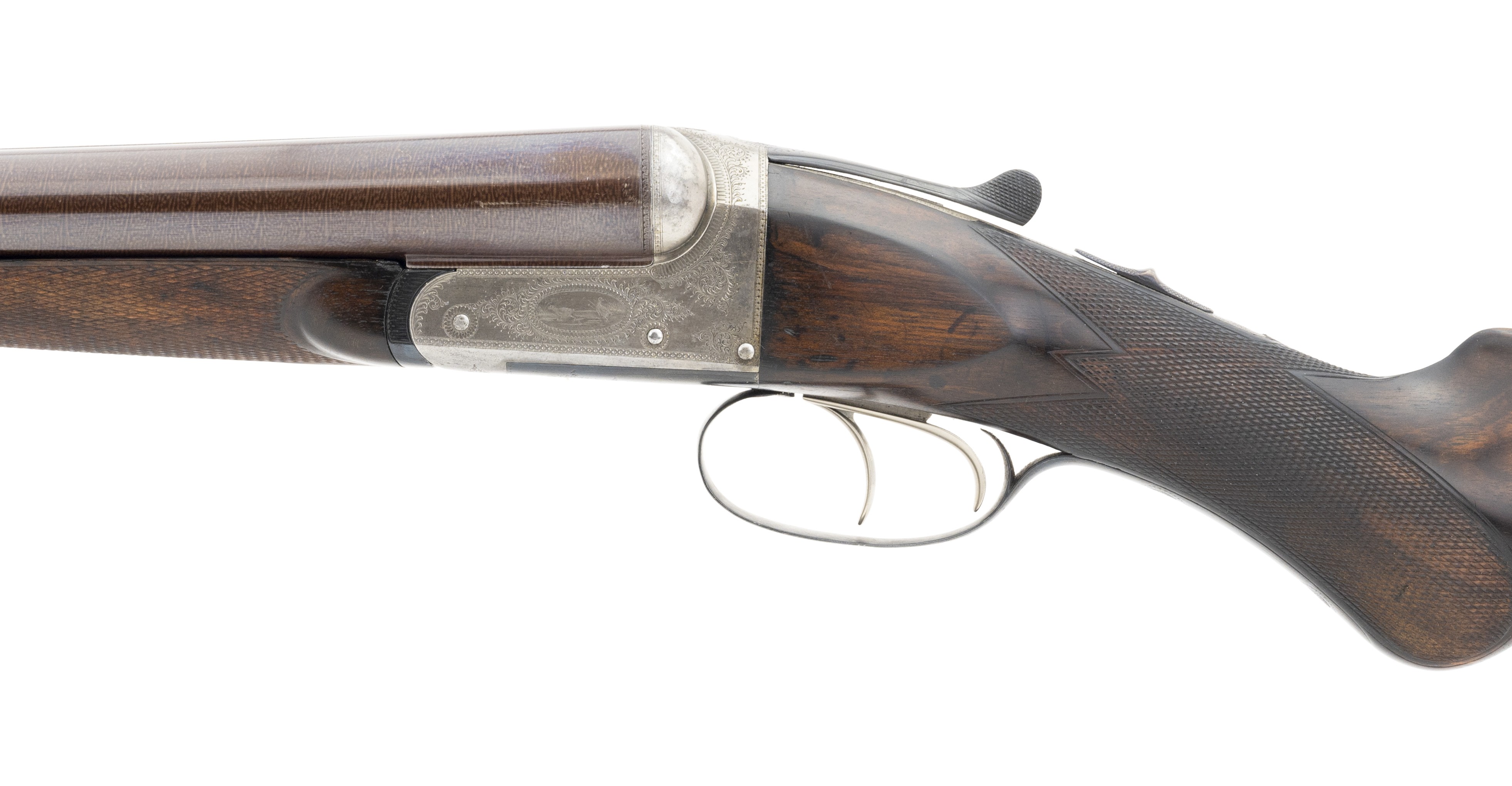 British 10 Gauge side-by-side shotgun made for and imported by Willian R. S...
