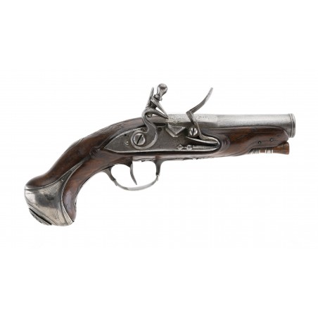 Beautiful French Flintlock .50 Caliber Pocket Pistol (AH5913)