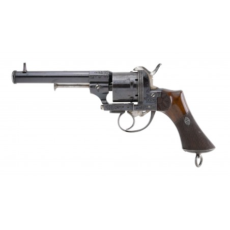 Fine Engraved Pinfire Revolver (AH6406)