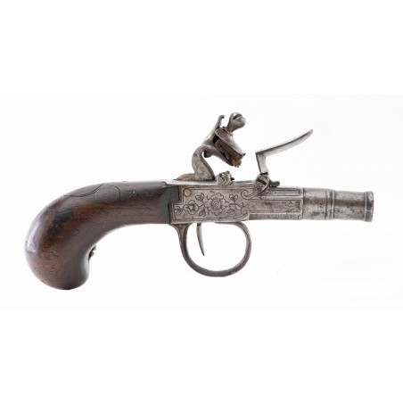 English Flintlock Muff Pistol (AH5932)