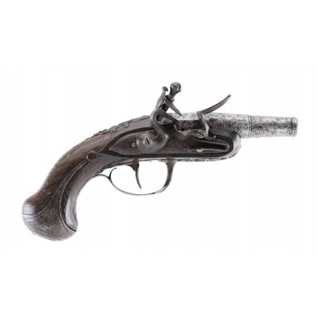 Fine French Flintlock Muff Pistol (AH6041)