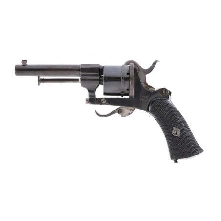 Fine Folding Trigger Belgian Pinfire Revolver (AH6311)