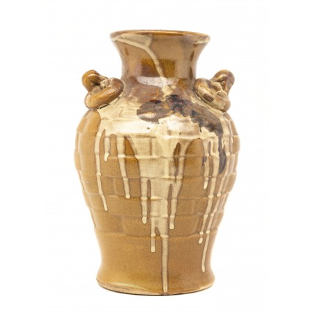 Drip Glaze Heat Treated Japanese Vase (MGJ1600)