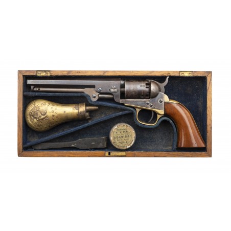 Scarce Contour Cased Colt 1849 Pocket Revolver (AC243)