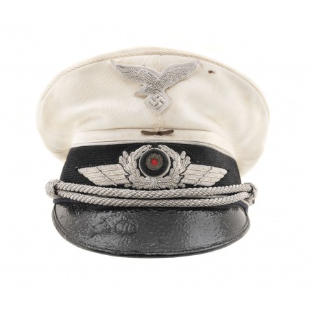 German WWII Luftwaffe Officer's Visor Cap (MM1463)
