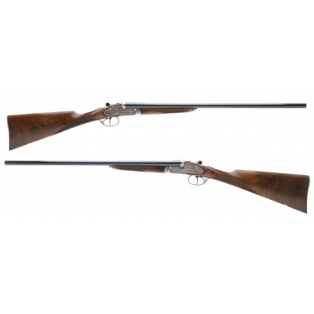 Pair of Arrieta Crown Sidelock Shotguns 20 Gauge (S13324)