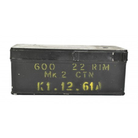 British MK 2 600 .22 Rimfire Ammunition (MM1349)