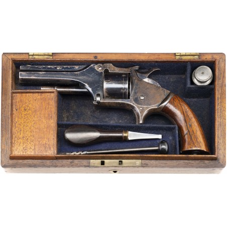 Cased British Smith & Wesson Style Pocket Revolver (AH5597)