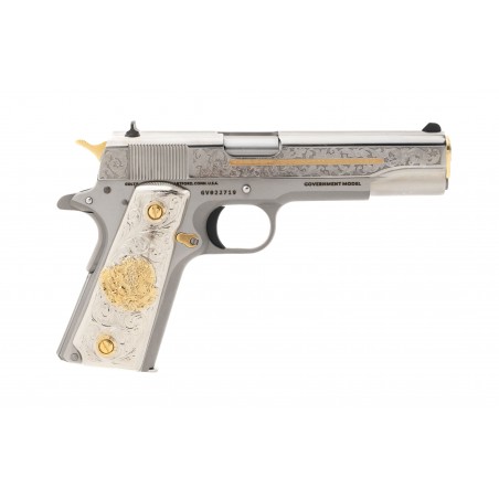 Colt Stainless & Gold Special Edition .38 Super (C17617) New