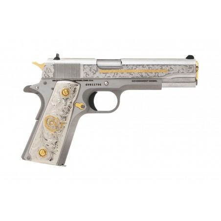Colt Stainless & Gold Special Edition .38 Super (C17618) New