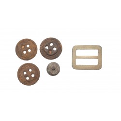 Buttons Excavated from a...