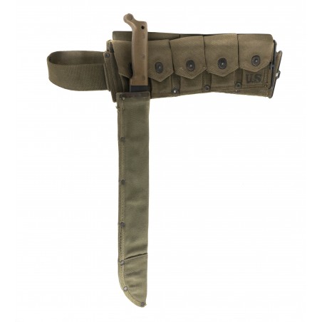 U.S. Army Machete with sheath & M1923 cartridge belt (MEW2342)