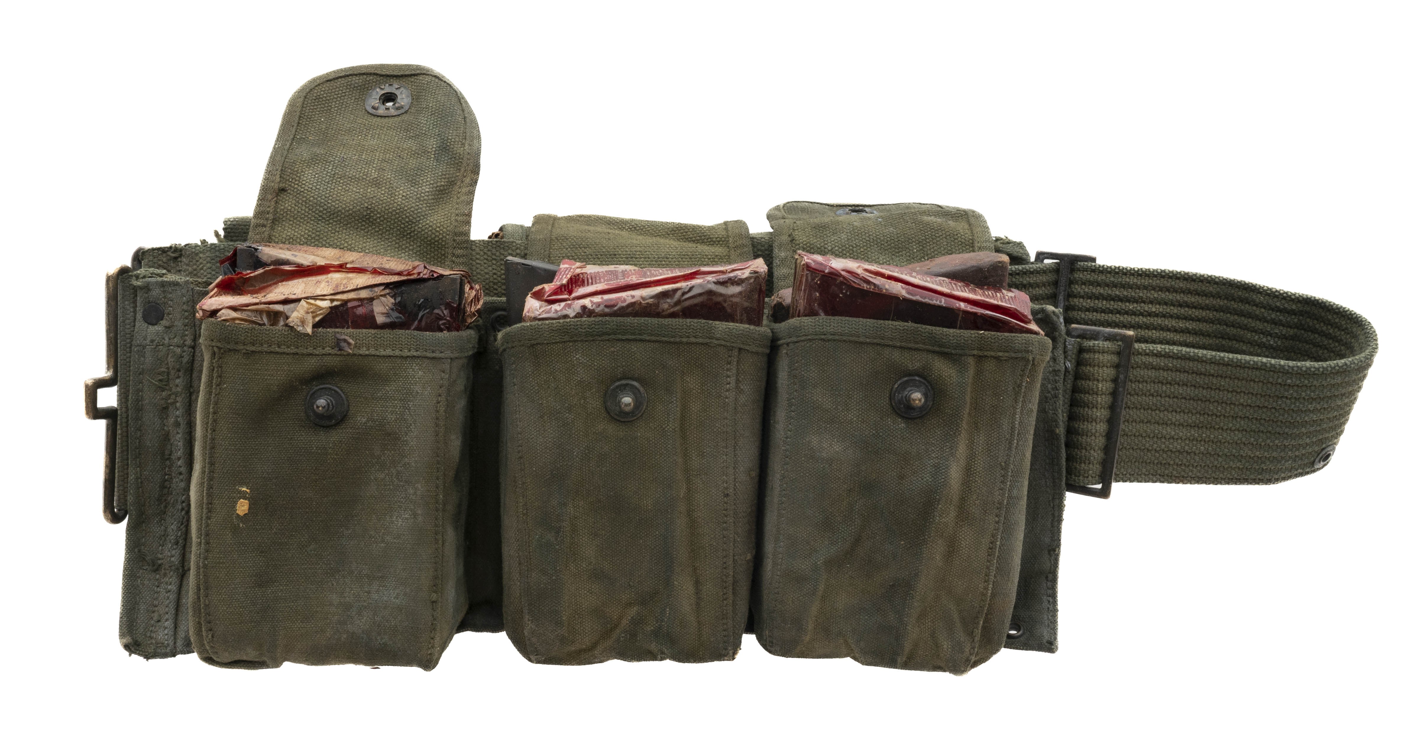 M1937 BAR belt with 12 new magazines (MIS1433)