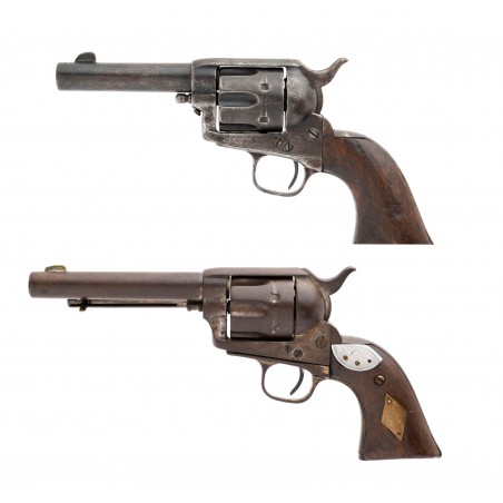 Pair of Colt Single Action Armies Custer Range Ainsworth Inspected (AC509)