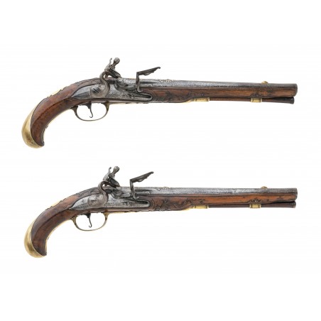 Beautiful Pair of Flintlock Pistols by Arnold Niquet (AH8004)