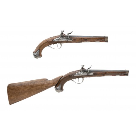 Beautiful Pair of Flintlock Pistols By Johan Andres Kuchenreuter (AH8018)