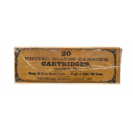 Rare Frankford Arsenal Calibre .50 20rd box (AM195)