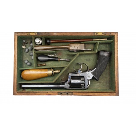 Fine Cased 54-bore Adams Patent Percussion Revolver (AH6523)