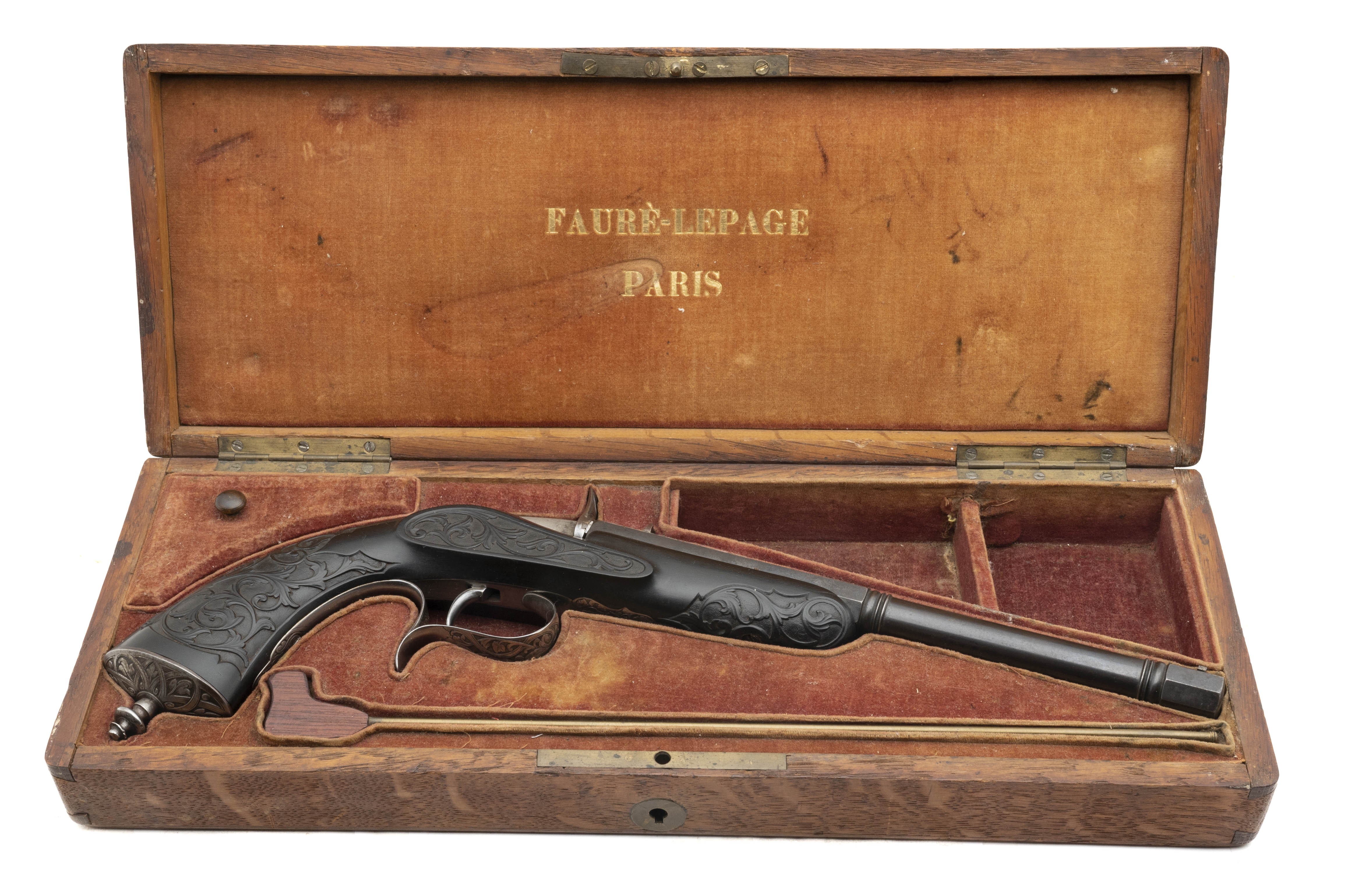 Cased Faure-Lepage Parlor Pistol (AH6588)