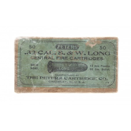 .32cal.S&W Long by Peters Vintage Ammo (AM553)