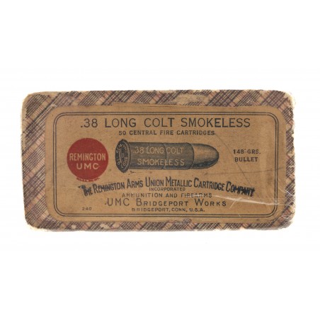.38 Long Colt Smokeless UMC Vintage Ammo (AM554)