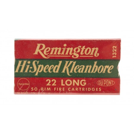 22 Long Remington Hi Speed Kleanbore (AM583)