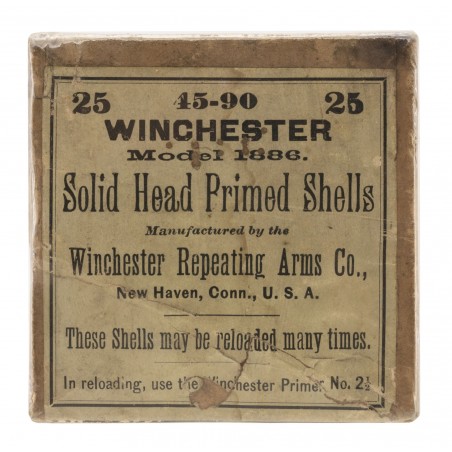 45-90 Winchester Solid Head Primed Shells (AM581)