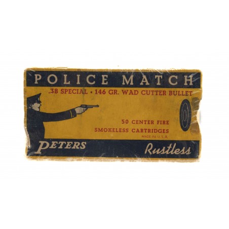 .38 Special Peters Police Match Ammo (AM646)