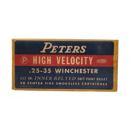 .25-35 Winchester HV By Peters Vintage Ammo (AM671)