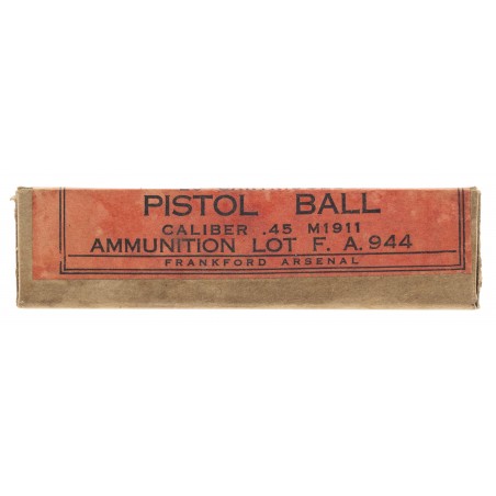.45 Caliber 1911 Pistol Ball From Frankford Arsenal (AM686)