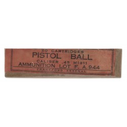 .45 1911 Pistol Ball From...