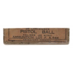 .45 ACP 1911 Pistol Ball...