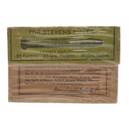 .25-25 Stevens CF Cartridges By UMC (AM729)
