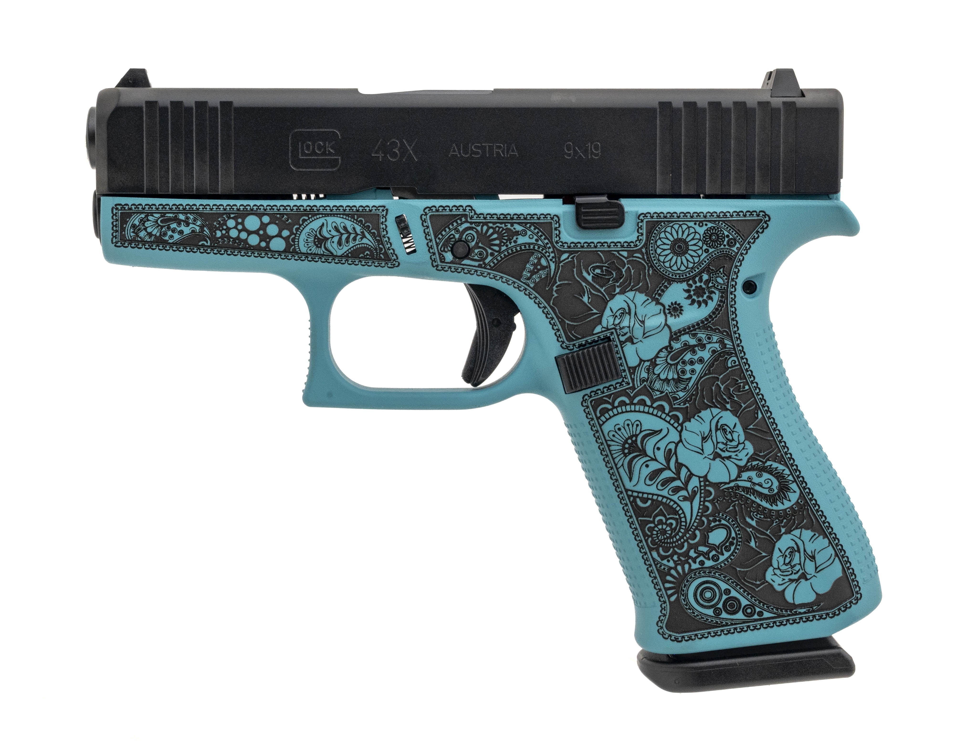 Glock 43x 'Tiffany & Paisley' 9mm (NGZ2831) NEW