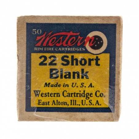 22 Short BLANK From Western Cartridge (AM871)