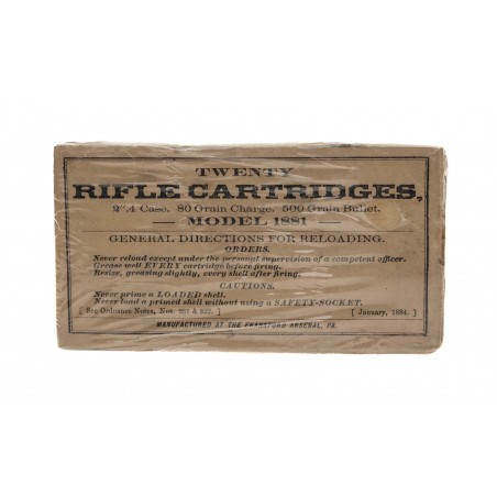 45-80 Rifle Cartridges For Model 1881 (AM930)