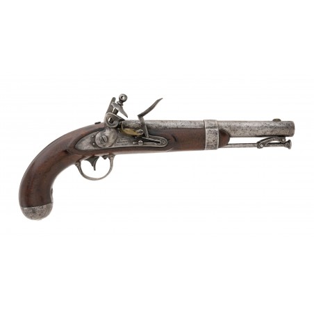 U.S. Model 1836 flintlock pistol by Waters .54 caliber (AH8308)
