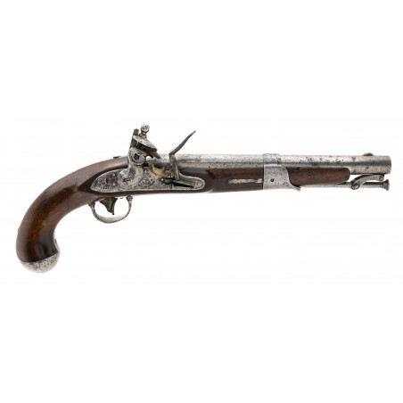 U.S. Simeon North Model 1819 Flintlock pistol .54 caliber  (AH8306)