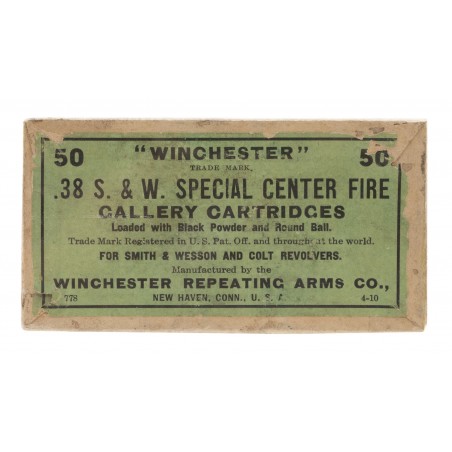 .38S&W Special CF Gallery Cartridges By Winchester (AN059)
