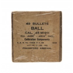 49 BULLETS Only Cal.45 M...