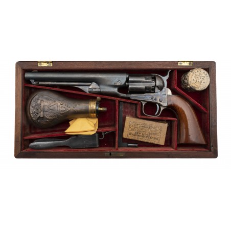 Beautiful Cased Factory Colt 1860 Army Fluted Cylinder (AC548)