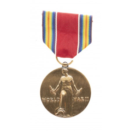 US WWII Cased Victory Medal (MM2460)