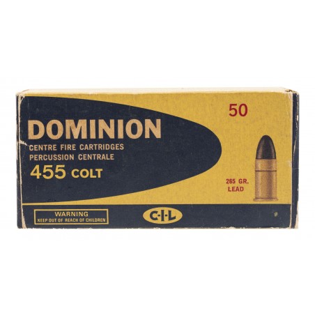 455 Colt Cartridges by Dominion C-I-L (AM1550)