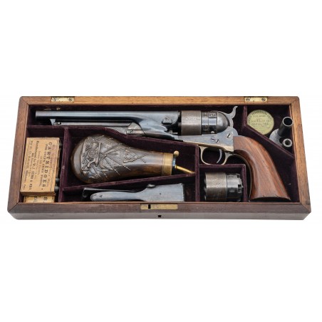 Excellent Cased Colt 1860 Army Thuer Conversion (AC497)
