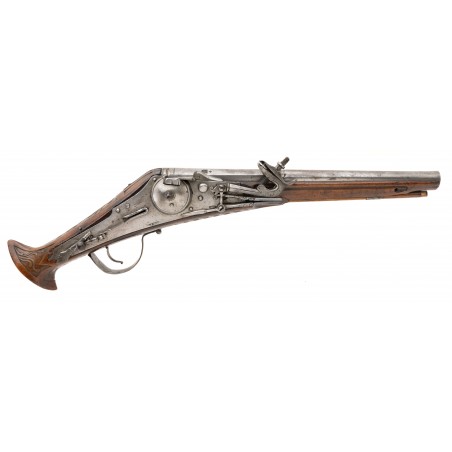Very Scarce Wheellock Pistol W/ “Fishtail” Butt (AH8192)