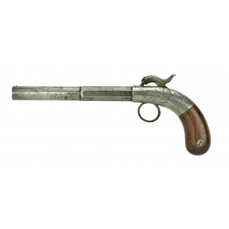 Rare Bacon Single Shot Ring Trigger Pistol (AH5284)