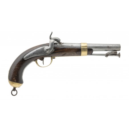 French Model 1837 Naval percussion pistol .60 caliber (AH6785)